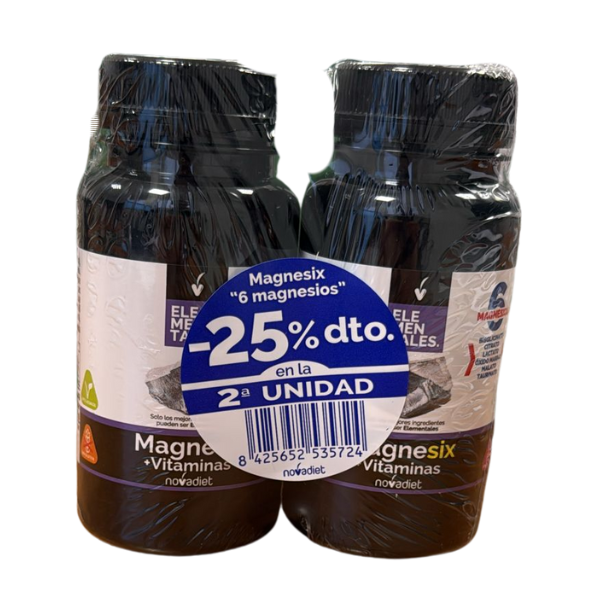 Elementales Pack Magnesix + Vitaminas 60 Comprimidos 25 % Dto. 2ª Ud - Novadiet