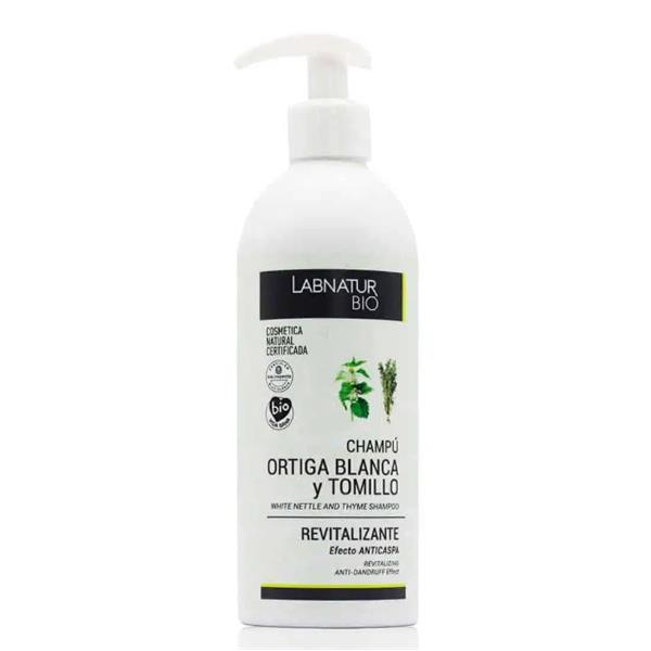 Champú Revitalizante Ortiga Blanca Tomillo Bio 450 Ml. - Labnatur