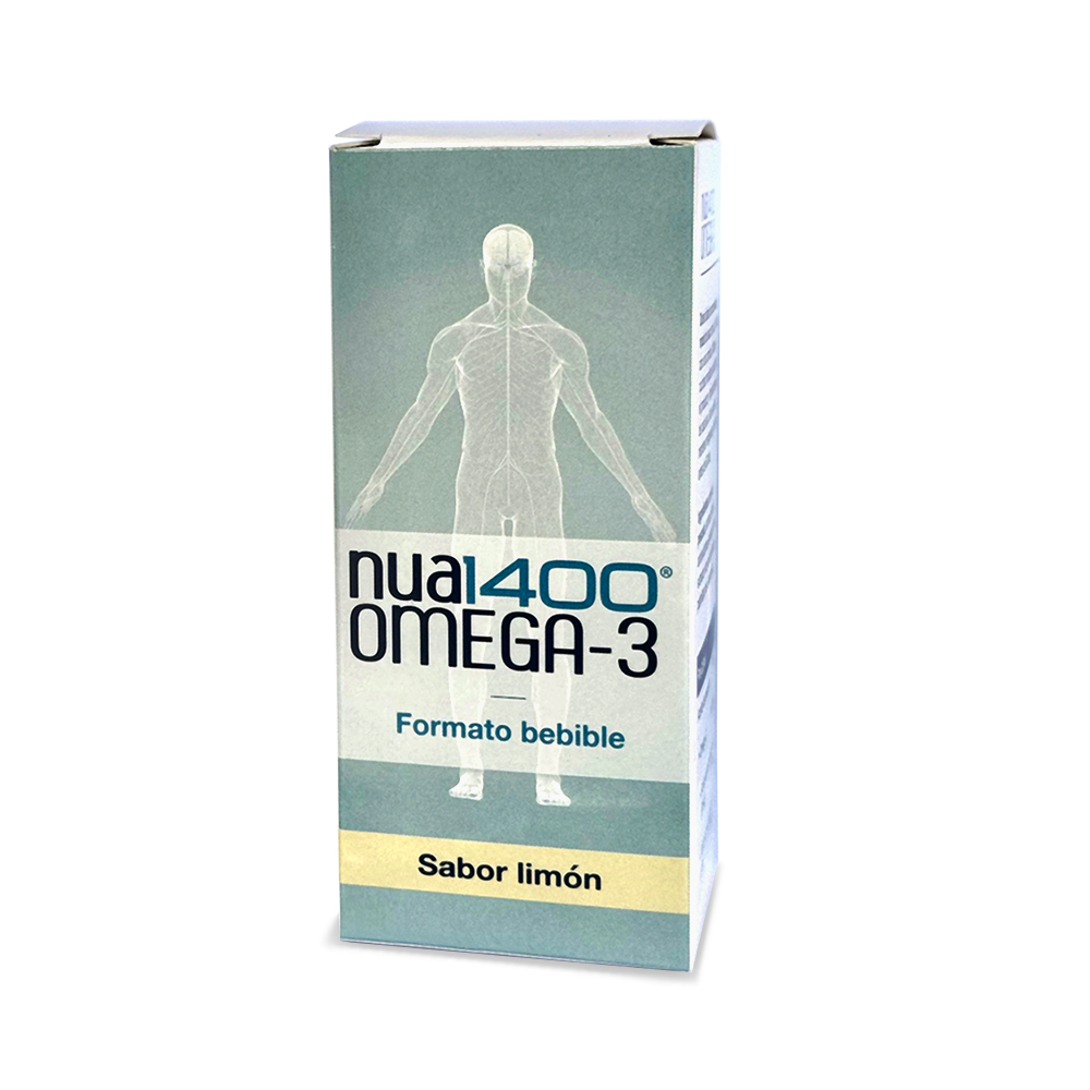 Nua 1400 Omega 3 Limón 60 Ml. - Nua Biological