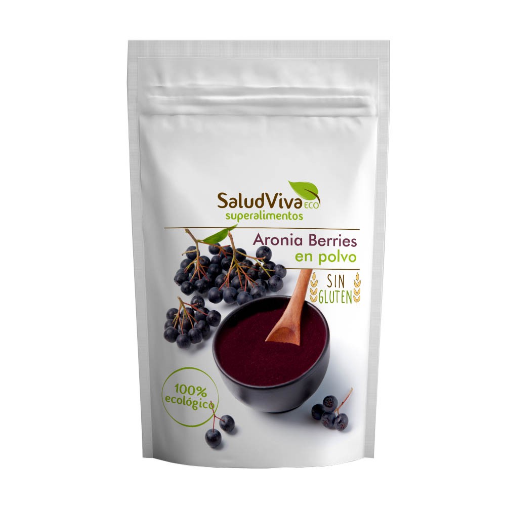 Aronia Berries En Polvo 125 G. - Saludviva