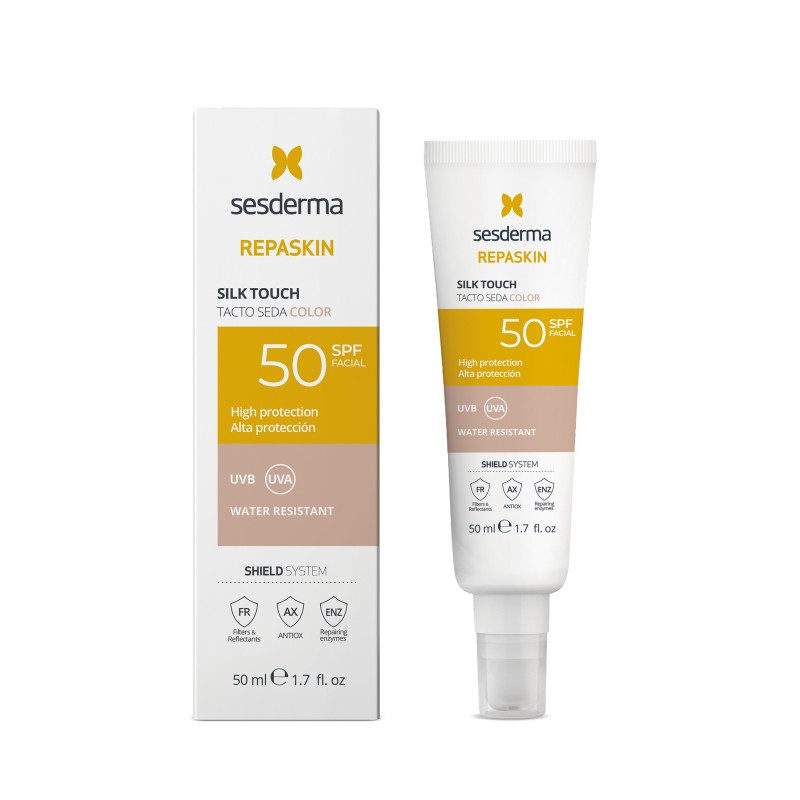 Repaskin Tacto Seda Color spf 50+ 50 Ml. - Sesderma