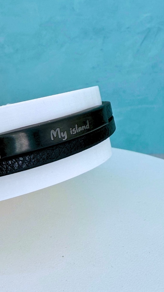 Pulsera Cuero Antonio - Le Bubú