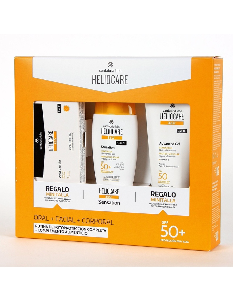 Heliocare 360ª Sensation Spf 50+ 50 Ml. + Regalos - Cantabria Labs