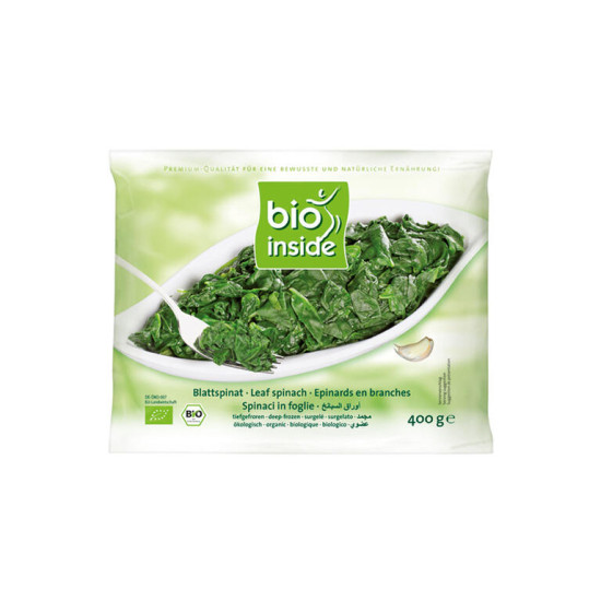 Espinacas En Hojas Bio 400 G. - Bio Inside