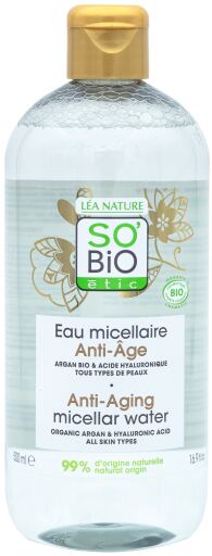 Agua Micelar Antiedad Ácido 500 Ml. - So Bio
