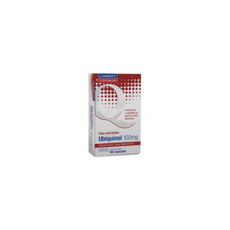 Ubiquinol 60 Cápsulas 100 Mg. - Lamberts