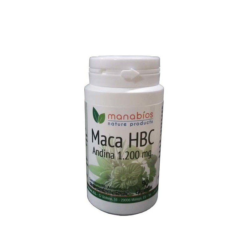Maca Andina 1200 Mg 90 Cápsulas -Manabios