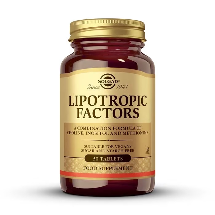 Factores Lipotrópicos 50 Tabletas - Solgar
