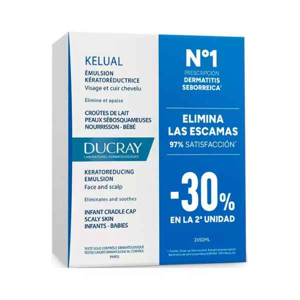 Duplo Kelual Emulsión 2 X 50 Ml. 30% Dto. 2ª Und. - Ducray