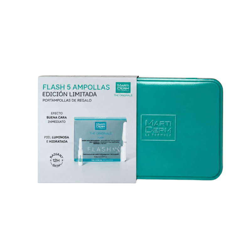 Estuche Flash 5 Ampollas 2 Ml. Edición Limitada - Martiderm