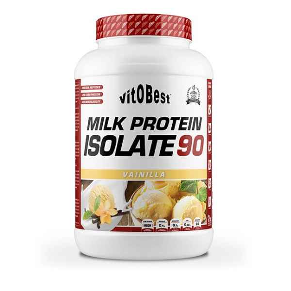 Proteína Milk Isolate 90 Vainilla 1 Kg. - VitoBest
