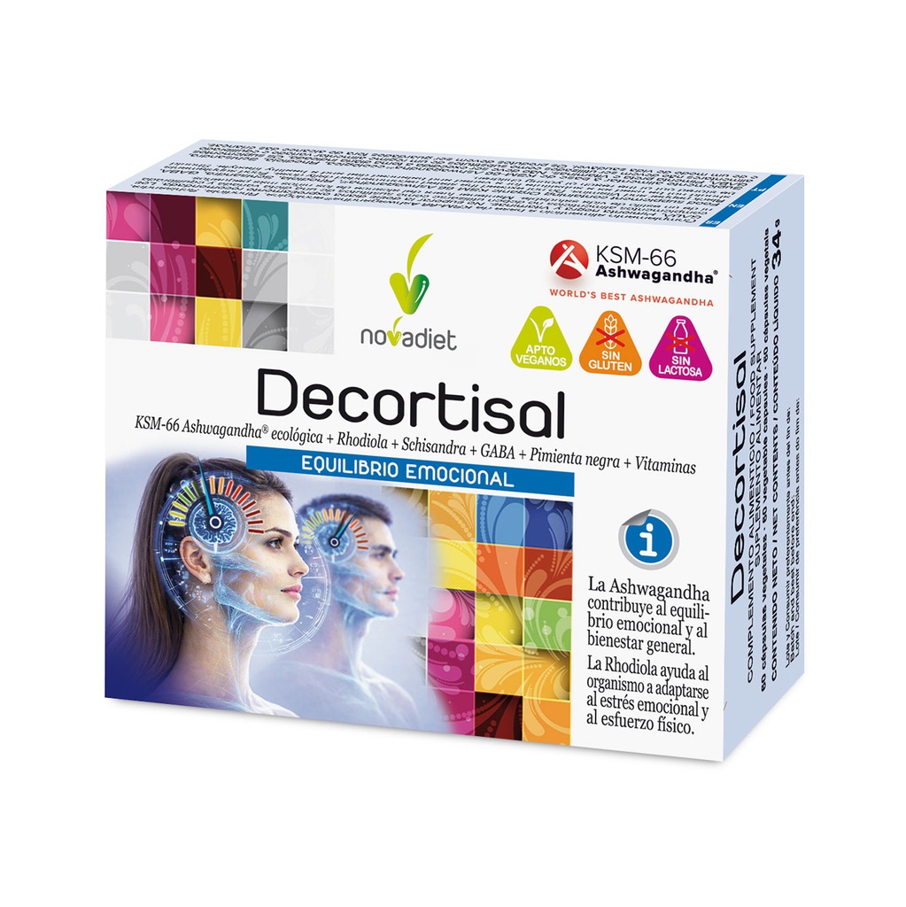 Decortisal 60 Cápsulas - Novadiet
