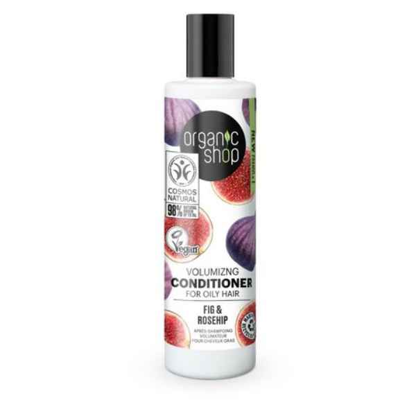 Acondionador Voluminizador Cabello Graso Higo Y Escaramujo 280 Ml. - Organic Shop