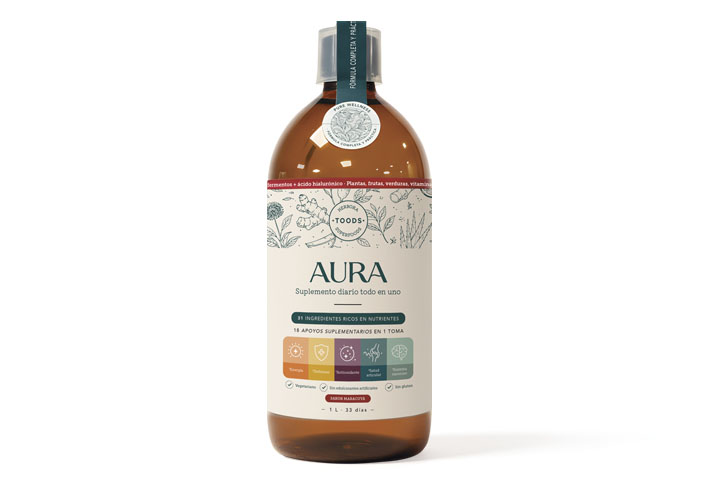 Aura Suplemento Alimenticio 1L. Sabor Maracuyá - Herbora