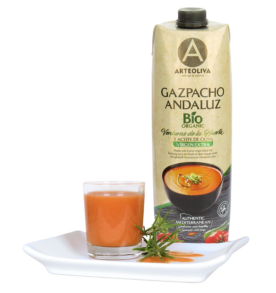 Gazpacho Bio 1 L. Sin Gluten - Arteoliva