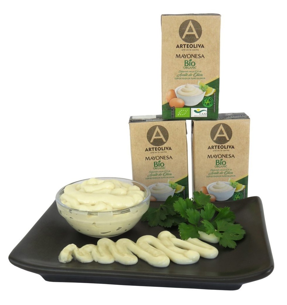 Salsa Mayonesa Bio 3x125 Ml. - Arteoliva
