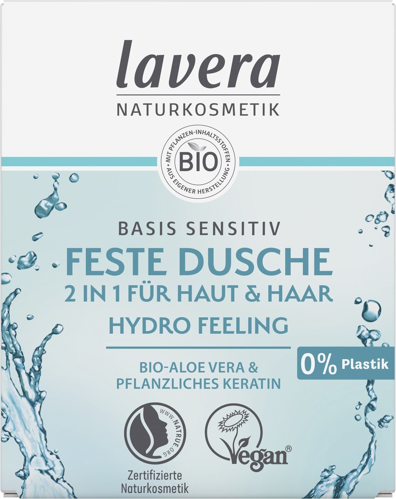 Gel Ducha & Champú Sólido 2 En 1 50 G. - Lavera