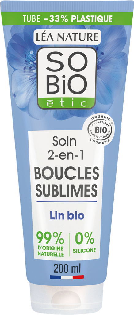 Acondicionador Rizos 2 En 1 Lino Bio & Vitamina F 200 Ml. - So Bio