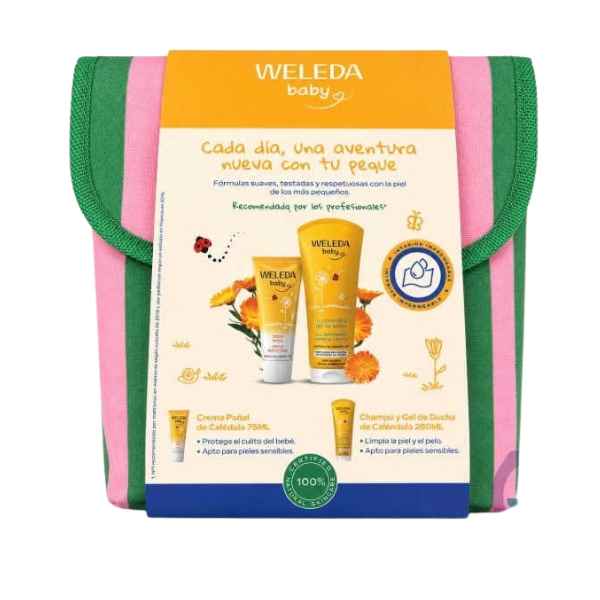 Neceser Rutina Baby Caléndula Crema Pañal + Champú-Gel - Weleda