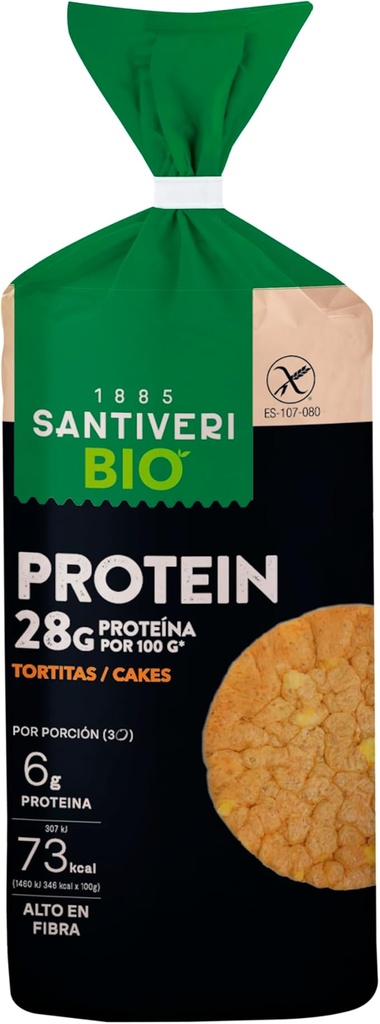 Tortitas Protein Bio 100 Gr. - Santiveri