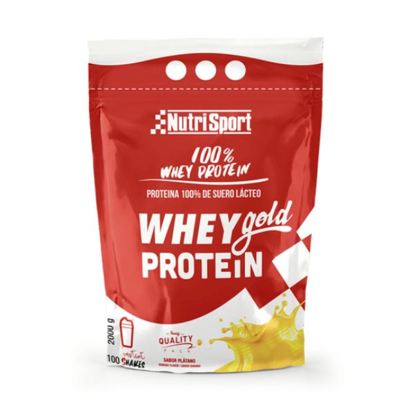 Whey Gold Protein 2 Kg. Plátano - NutriSport