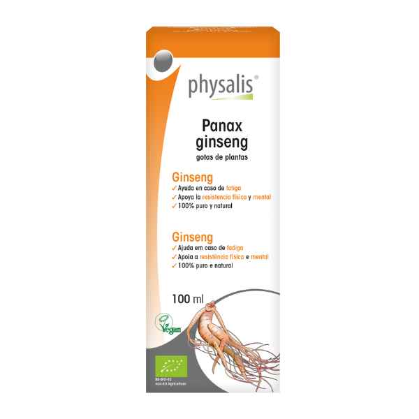 Panax Ginseng Extracto Hidroalcohólico Bio 100 Ml. - Physalis
