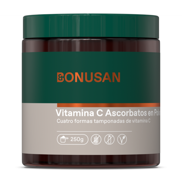 Vitamina C Ascorbatos En Polvo 250 G. - Bonusan