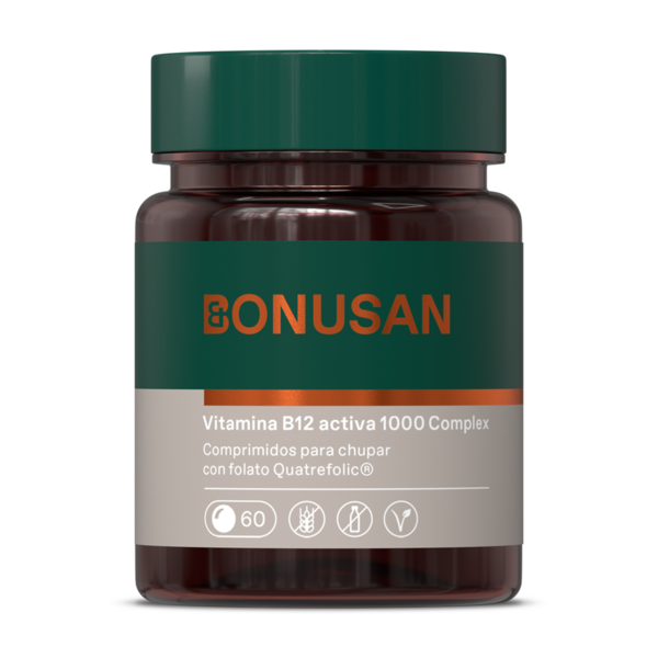 Vitamina B12 Activa 1000 Complex 60 Comprimidos - Bonusan
