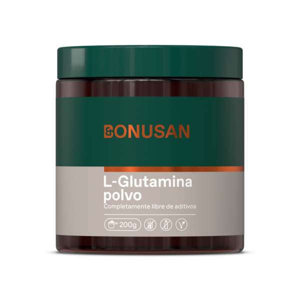 L- Glutamina Polvo 200 G. - Bonusan