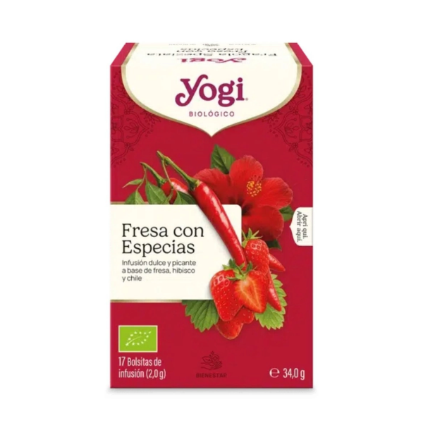 Fresa Con Especias 17 Filtros - Yogi Tea
