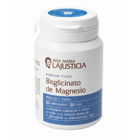 Bisglicinato Magnesio 60 Comprimidos - Ana Maria La justicia