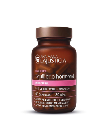 Equilibrio Hormonal 60 Cápsulas  - Ana Maria Lajusticia