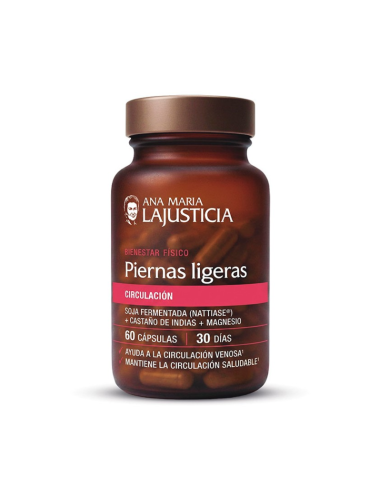[300611] Piernas Ligeras 60 Cápsulas - Ana Maria Lajusticia