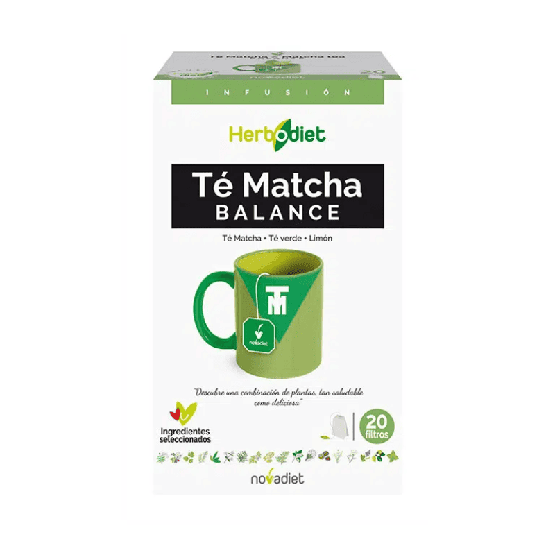 Herbodiet Té Matcha 20 Filtros - Novadiet