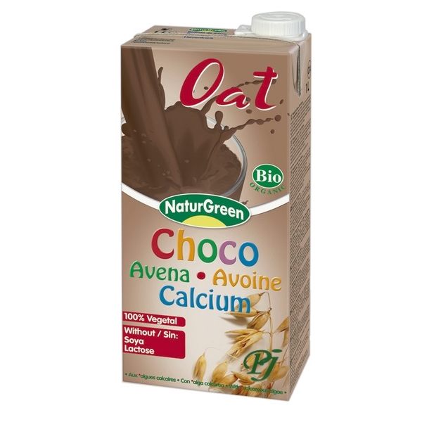 Bebida Avena Choco Calcio 200 Ml. - Naturgreen