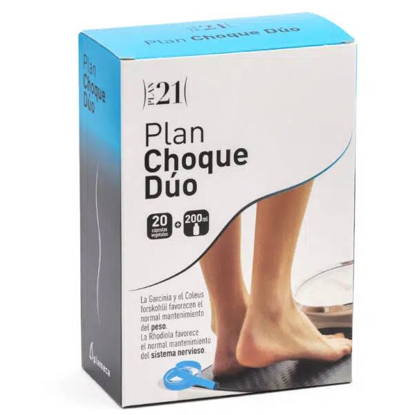 Plan Choque Dúo 20 Cápsulas Plan 21 - Plameca