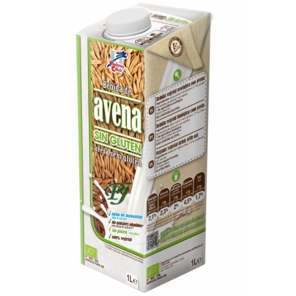 Bebida De Avena Bio Sin Gluten 1 L. - La Finestra