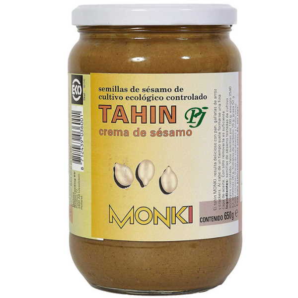 Tahin Crema De Sésamo Sin Sal Bio 650 G. - Monki