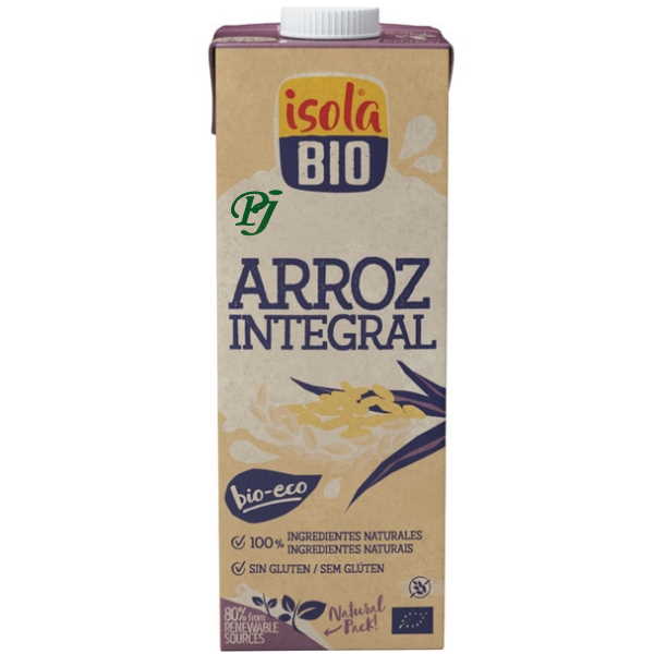 Bebida De Arroz Integral 1 L. - Isola