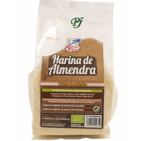 Harina De Almendra Bio 200 G. - La Finestra