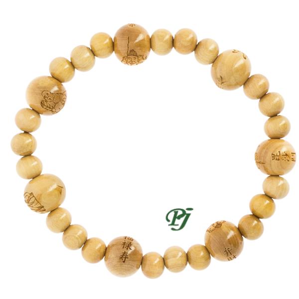 Pulsera Mala Nenju Sutra Boj 10 Mm. - Prominer