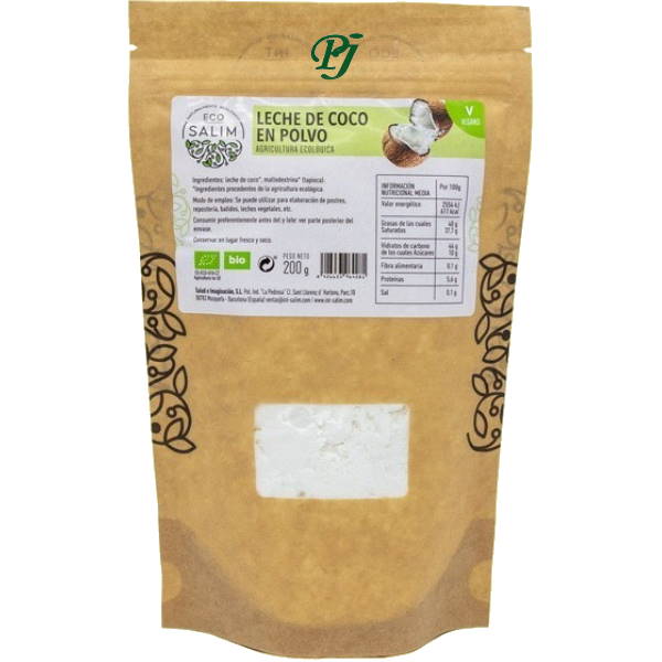 Leche De Coco En Polvo Bio 200 G. - Eco Salim
