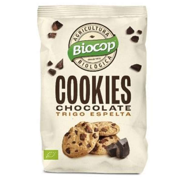 Galletas Cookies Trigo Espelta Chips Chocolate 200 G. - Biocop