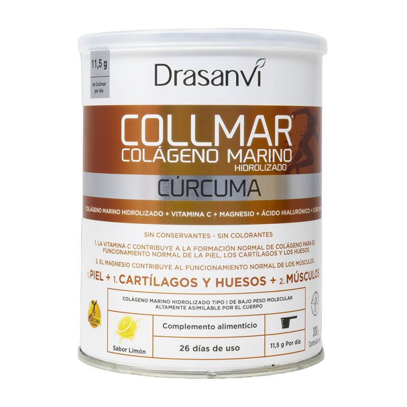 Collmar Colágeno Magnesio Cúrcuma Limón 300 G. - Drasanvi