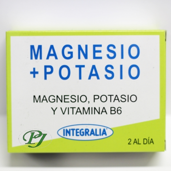 Magnesio + Potasio 60 Cápsulas - Integralia