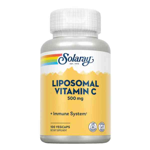 Vitamina C Liposomal 100 Vegcáps 500 Mg. - Solaray