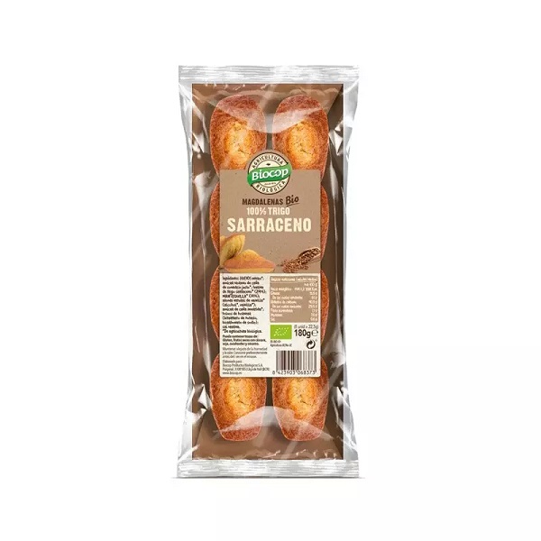 Magdalenas 100% Trigo Sarraceno 180 G. - Biocop