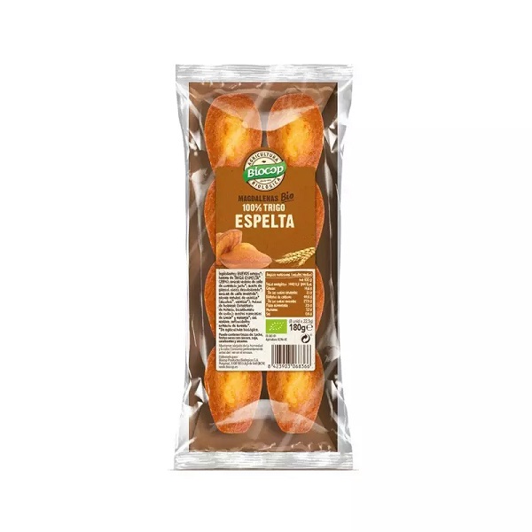 Magdalenas 100% Trigo Espelta 180 G. - Biocop