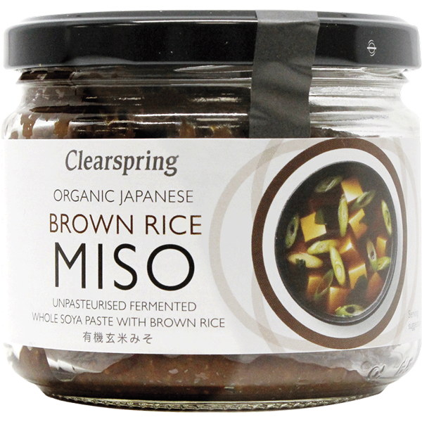Genmai Miso No Pasteurizado 300 G. - Clearspring