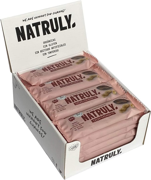 Barrita De Cacao Y Cacahuete 40 G. - Natruly
